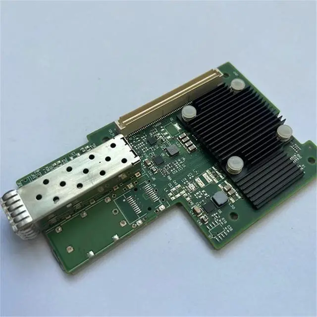 Alt view image 3 of 6 - CX4411A ConnectX-4 OCP 25GB Single-Port 10 Gigabit Fiber Optic Network Card for Server Workstation Control Equipment