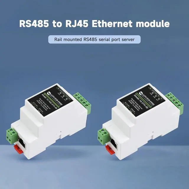 Alt view image 2 of 7 - Industrial Grade RS485 to RJ45 Ethernet Module Multi-Host to Serial Port Server Supports Modbus Gateway PoE network port module