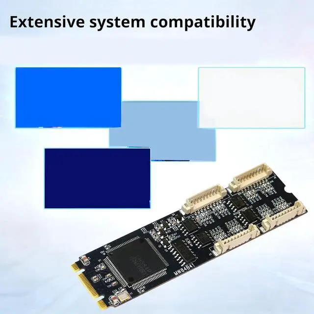 Alt view image 4 of 7 - 4 Port RS485 RS422 Card B+M Industrial WCH384 Converter Fast Speed Transfer for Industrial Automation