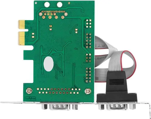 Alt view image 5 of 5 - AED5-PCI-E to Dual Serial Port RS232 PCI Adapter Card 2.5Gb/s 1000Kbps Channels CH382L Chip