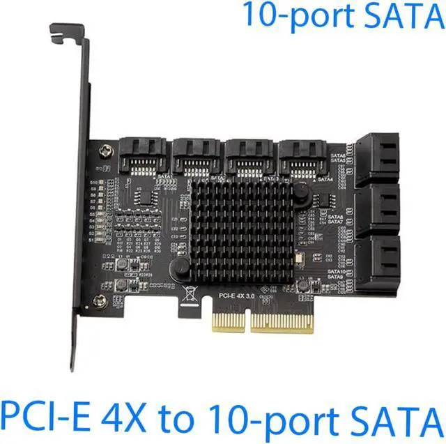 Alt view image 3 of 7 - Uonlytech Port Pci-e to Expansion Card for Desktop High-Speed Data Transfer Supports Multiple Drives Easy Installation with Bracket and Baffle Removal