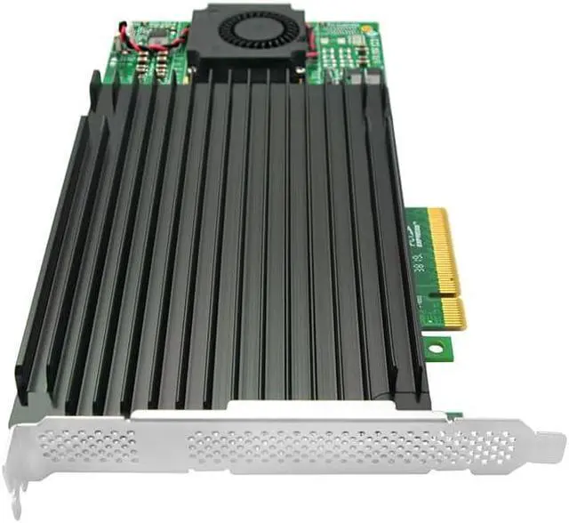 Alt view image 2 of 5 - Generic PCIe x8 to 4-Port M.2 NVMe Controller Card