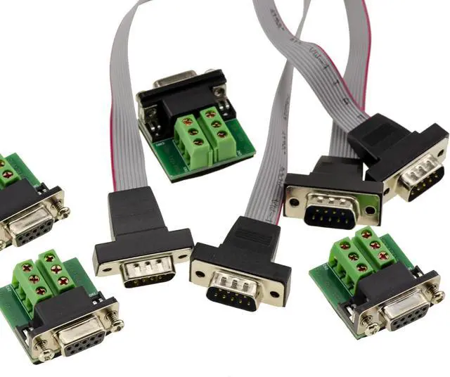 Alt view image 3 of 6 - KALEA-INFORMATIQUE M.2 B+M Key to 4 Port COM Serial RS422 RS485 DB9 or Wired Mount Card with WCH384 Chipset.M2 PCIe to RS-422 RS-485 Controller