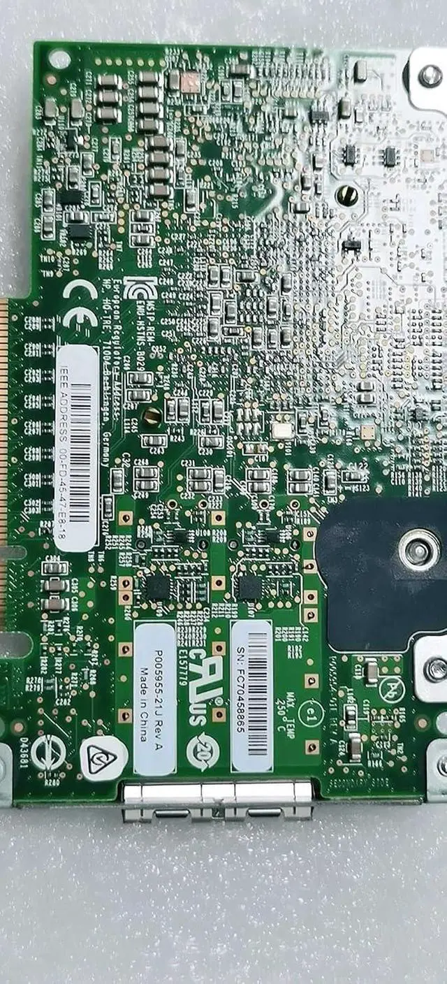 Alt view image 3 of 5 - Suitable for 727060-B21 764460-001 732454-001 10G 2-Port 556FLR-SFP+ Fiber Network Card