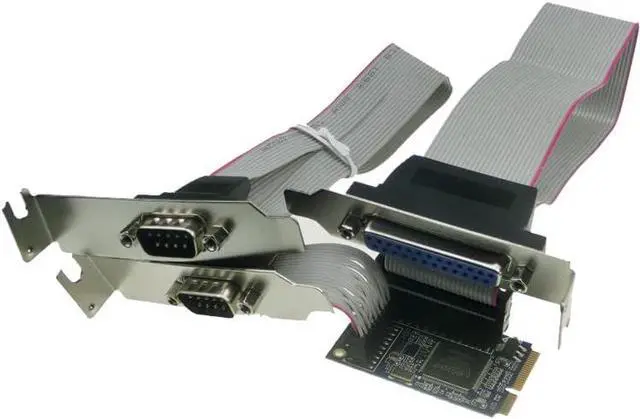 Main image of 1PC MINI PCI-E to RS232 serial parallel port transfer card MINI PCIE to COM parallel port print port expansion card