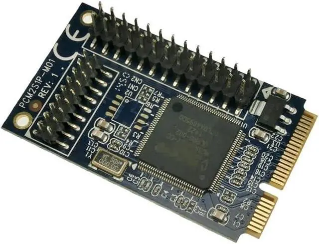 Alt view image 2 of 4 - 1PC MINI PCI-E to RS232 serial parallel port transfer card MINI PCIE to COM parallel port print port expansion card