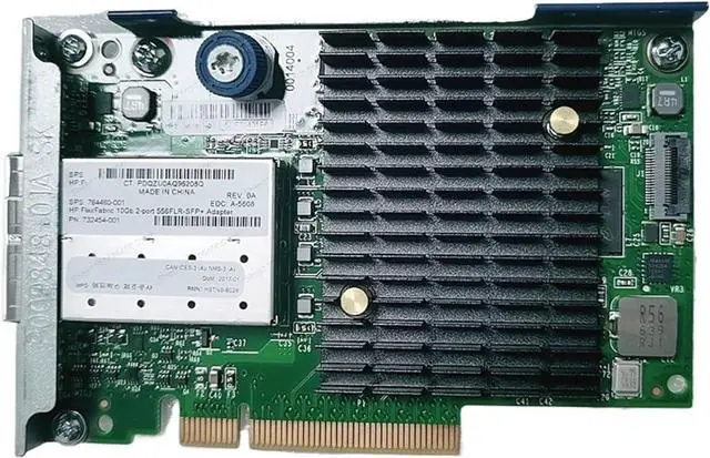 Main image of Suitable for 727060-B21 764460-001 732454-001 10G 2-Port 556FLR-SFP+ Fiber Network Card