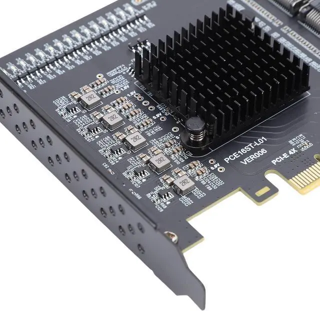 Alt view image 7 of 7 - SUNGOOYUE PCIe X4 to SFF8087 Adapter with 4 Ports, NCQ and AHCI Support, Plug and Play for System Builders and Tech Enthusiasts
