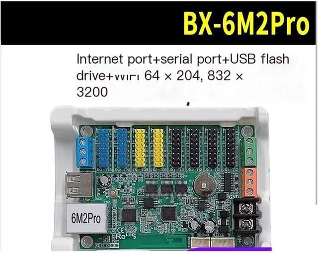 Alt view image 2 of 7 - Control Card BX-6MTPro Network Port U Disk LED Display 6M0 6M1 6M2(BX-6M2Pro)