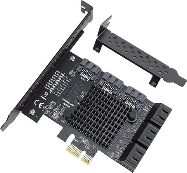 Main image of PCIe to 9 Port 3.0 6Gbps Expansion Card, Serial ATA Controller Adapter Support SSD HDD, with NCQ AHCI Technology, for PC Systems