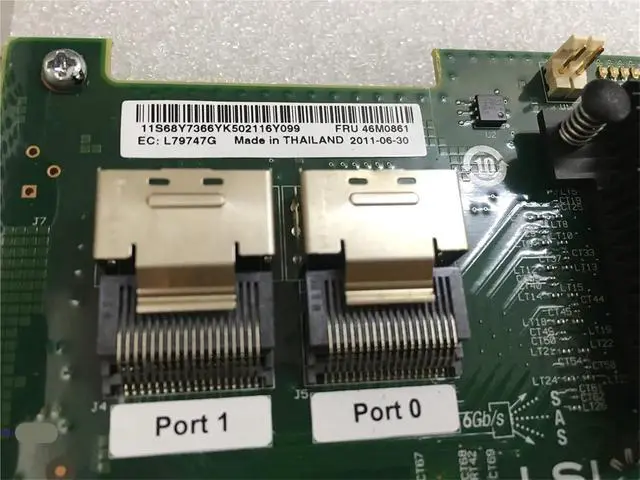 Alt view image 2 of 6 - 1pc 46M0861 46C8937 ServerRaid LSI SAS9220-8I for M1015 6GB PCI-e Server Controller SAS Array Pass-Through Card(High Profile Bracket)