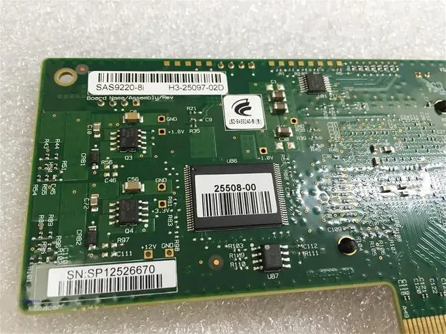 Alt view image 4 of 6 - 1pc 46M0861 46C8937 ServerRaid LSI SAS9220-8I for M1015 6GB PCI-e Server Controller SAS Array Pass-Through Card(High Profile Bracket)