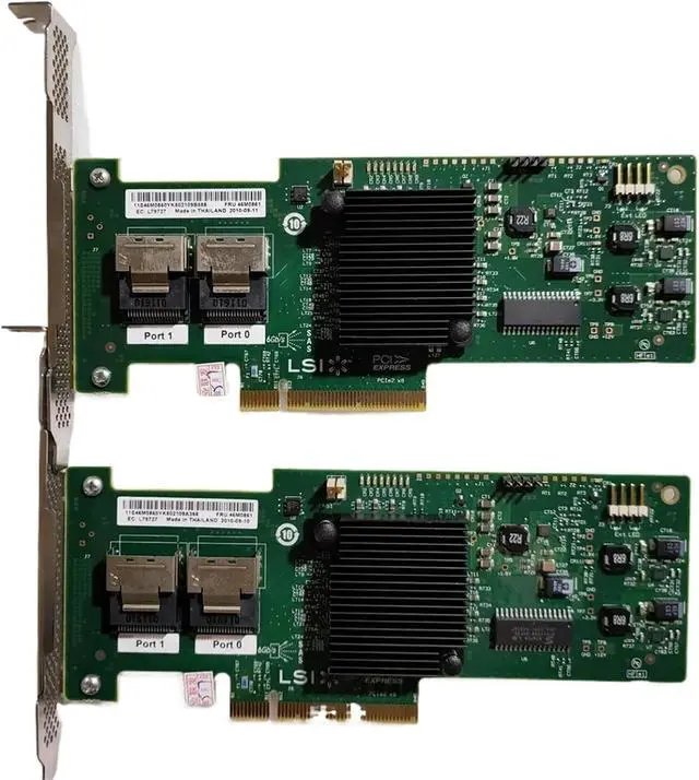 Alt view image 5 of 6 - 1pc 46M0861 46C8937 ServerRaid LSI SAS9220-8I for M1015 6GB PCI-e Server Controller SAS Array Pass-Through Card(High Profile Bracket)