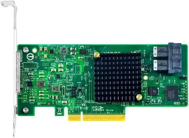 Main image of SAS HBA Card Compatible with LSI 9300-8i IT Mode PCIe SATA Expansion Card, 8-Port 12Gbps PCIe 3.0, SAS Expander Support, HBA Controller with 2X SFF-8643 to 4X SATA Cables for ZFS TrueNAS unRAID NAS