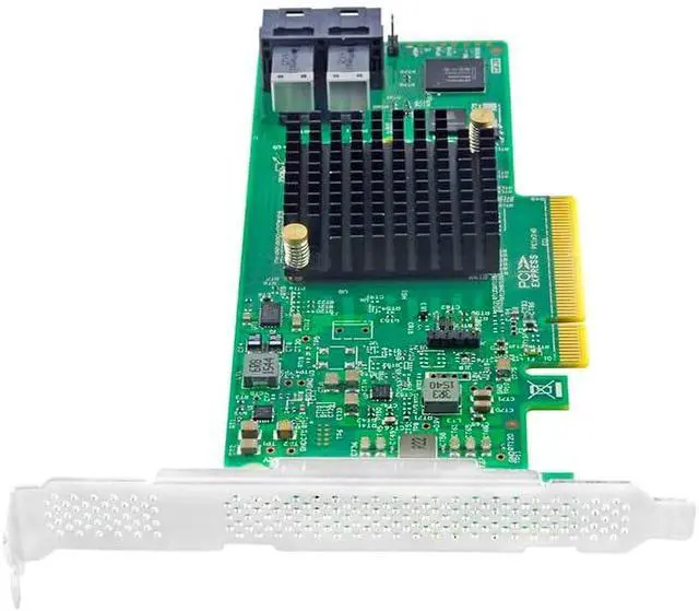 Alt view image 3 of 7 - SAS HBA Card Compatible with LSI 9300-8i IT Mode PCIe SATA Expansion Card, 8-Port 12Gbps PCIe 3.0, SAS Expander Support, HBA Controller with 2X SFF-8643 to 4X SATA Cables for ZFS TrueNAS unRAID NAS