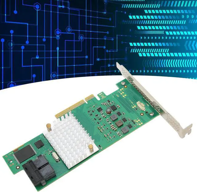 Alt view image 6 of 7 - SAS3008 Array Card, for 1024 Non RAID SAS/SATA Devices, 8 Port 12Gb / s PCIE 3.0 SAS RAID Array Card with 2 Mini SAS HD SFF8643 for SATA Terminal Device