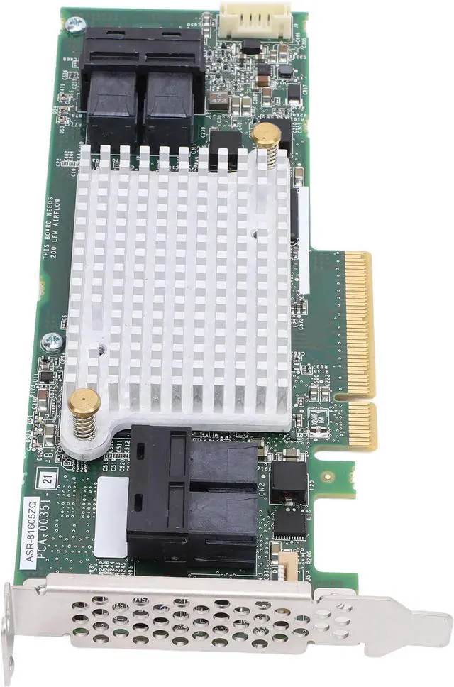 Main image of aqxreight 81605ZQ Array Card 12Gbps 1GB Cache 16 Channels 256 Storage Devices PCIe X8 Controller Card 12Gb S Significantly Array CardSAS CardPCIe X8 CardRAID Controller