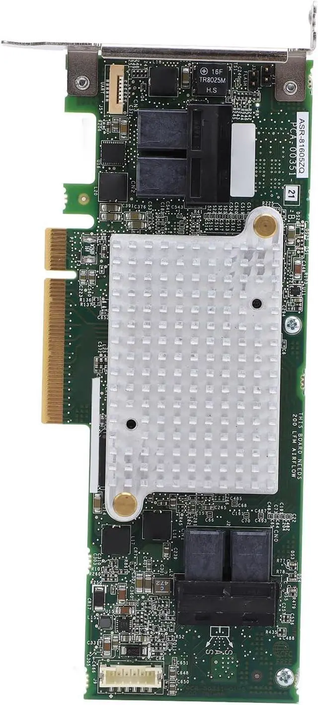 Alt view image 4 of 7 - aqxreight 81605ZQ Array Card 12Gbps 1GB Cache 16 Channels 256 Storage Devices PCIe X8 Controller Card 12Gb S Significantly Array CardSAS CardPCIe X8 CardRAID Controller