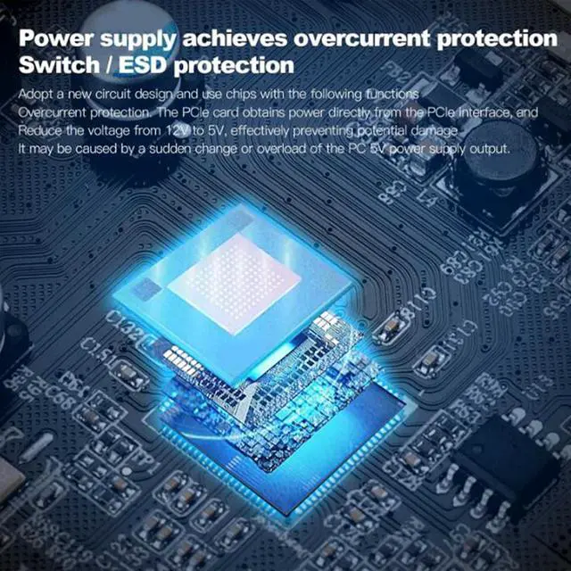 Alt view image 6 of 7 - PCIE USB Card, PCIE to Type C Expansion Card PCI Expree to USB Expansion Card 20Gbps for 7 8 10 for OS X 10.8.2