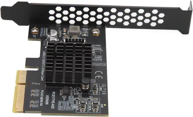 Alt view image 7 of 7 - USB 3.2 Gen 2 Expan Card, PCIe to USB 3.2 Gen 2 Card, 20Gbps Type C Interface with ASM3242 Main Control, Plug and Play for Desktop PC, Compatible with 10, 11, OS X,