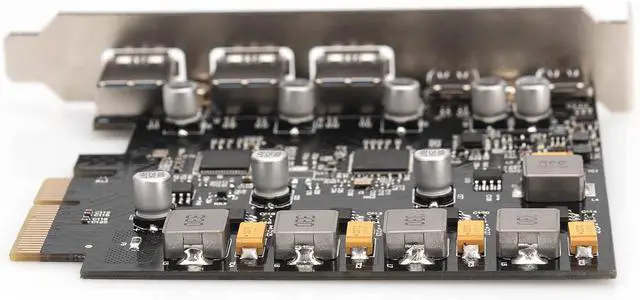 Alt view image 6 of 7 - DIGITUS PCIe card 2x USB-C, 3x USB A