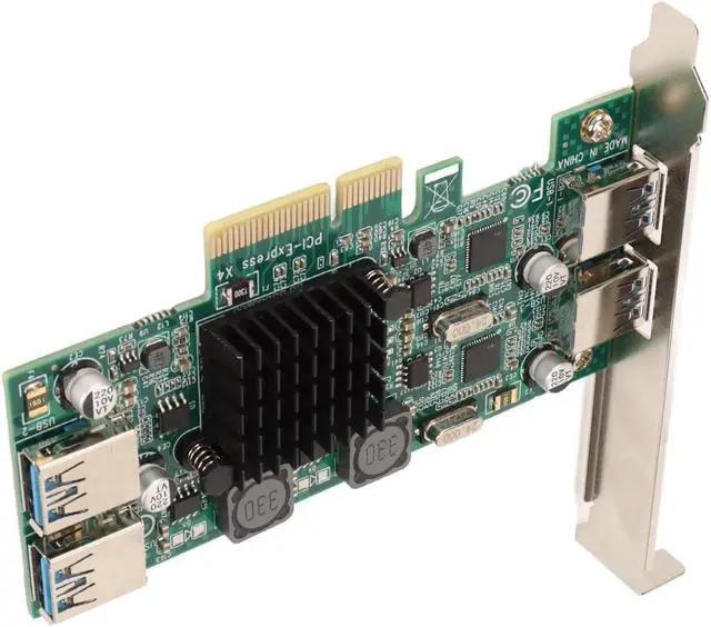 Alt view image 4 of 7 - USB 3.0 PCIe Expan Card 4 Ports, PCI USB3.0 Card with 5Gbps Speed CIE U0 Expan for Desktop Computer, Compatible with /7/8/10