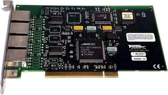 Alt view image 2 of 4 - PCI-232/485 Serial Interface Board 4-Port Asynchronous RS-232 Communication for Windows Platforms
