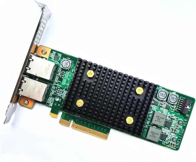 Alt view image 2 of 6 - X540-T2 CN2M01ITGD RJ45 10G Dual-Port 10G Server Network Card for Server PC Workstation Industrial Control Equipment