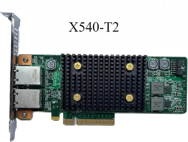 Alt view image 6 of 6 - X540-T2 CN2M01ITGD RJ45 10G Dual-Port 10G Server Network Card for Server PC Workstation Industrial Control Equipment