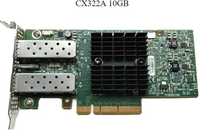 Alt view image 5 of 6 - CX322A 10GB 10 Gigabit Dual-Port Network Card SFP+ YHTD6 for Server Workstation PC Industrial Control Machine