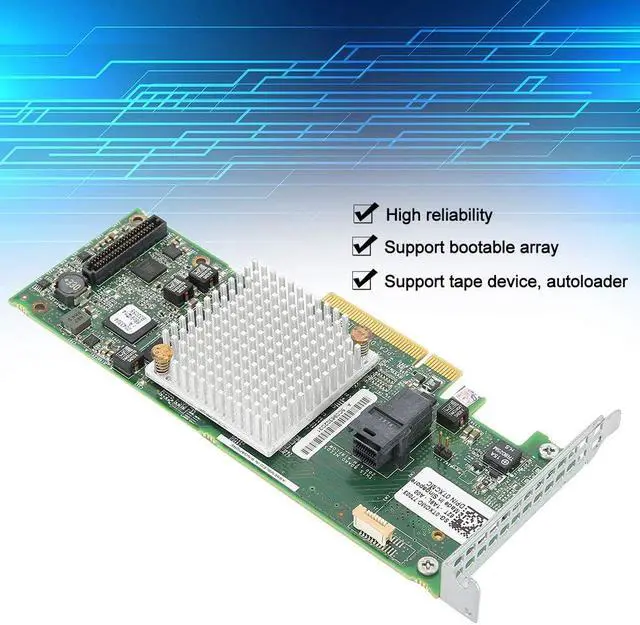 Alt view image 3 of 7 - GOWENIC RAID Controller 8405 12 Gb/s SAS/SATA 8405 RAID Control 1G Cache Support up to 16 Native SAS/SATA Ports for /Red Linux