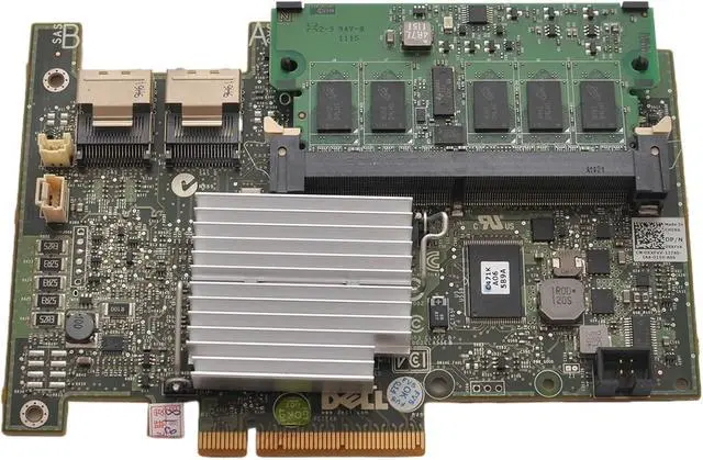 Alt view image 2 of 6 - H700 XXFVX HCR2Y H2R6M R374M with 512MB Cache 0NU209 6Gbps SAS Raid Controller with Battery for H700(Card and Battery)