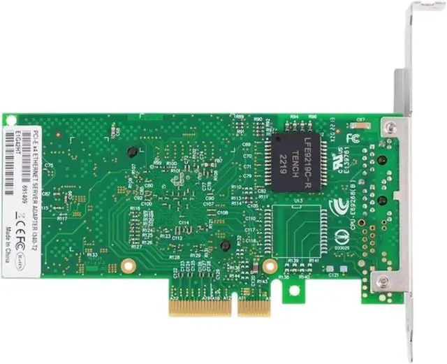 Alt view image 3 of 4 - I340-T2 Gigabit Ethernet Server, 82580Db Chip, Pcie X4, 2 * Rj45, 1000m LAN Network Card(Short Bracket)