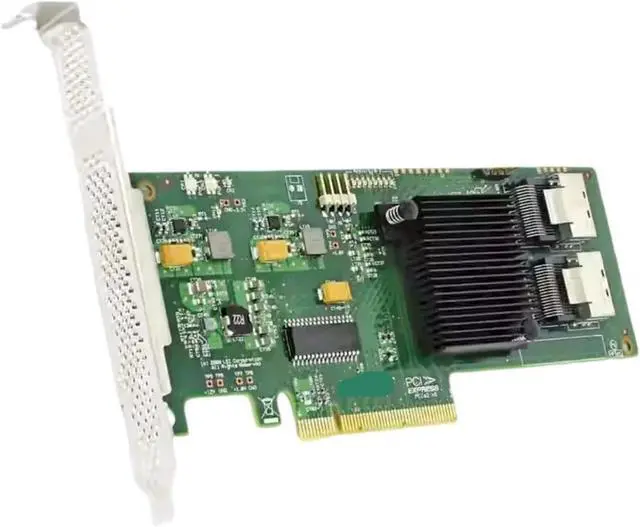 Alt view image 2 of 4 - Internal Sata/SAS LSI 9211-8I Lsi00194, 8 Port, 6 Gb/S Pci-Express 2.0 Raid Controller Card(Short Bracket)
