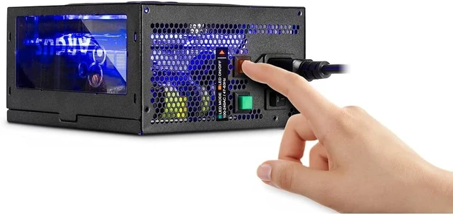 Alt view image 3 of 3 - Argus RGB-500W II Power Supply Unit 20+4 pin ATX Black