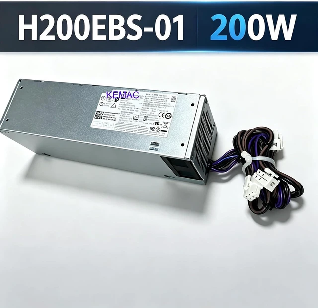 Alt view image 5 of 6 - 200W H200EPS-01 Original New PSU for DE LL 3080 5080 7080 5090 7090 SFF 200W Power Supply Adapter H200EBS-01 L200EBS-01 K92TW 5TVM5 52C2P