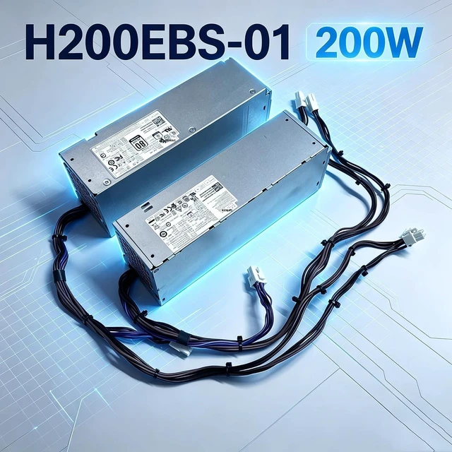 Alt view image 6 of 6 - 200W H200EPS-01 Original New PSU for DE LL 3080 5080 7080 5090 7090 SFF 200W Power Supply Adapter H200EBS-01 L200EBS-01 K92TW 5TVM5 52C2P