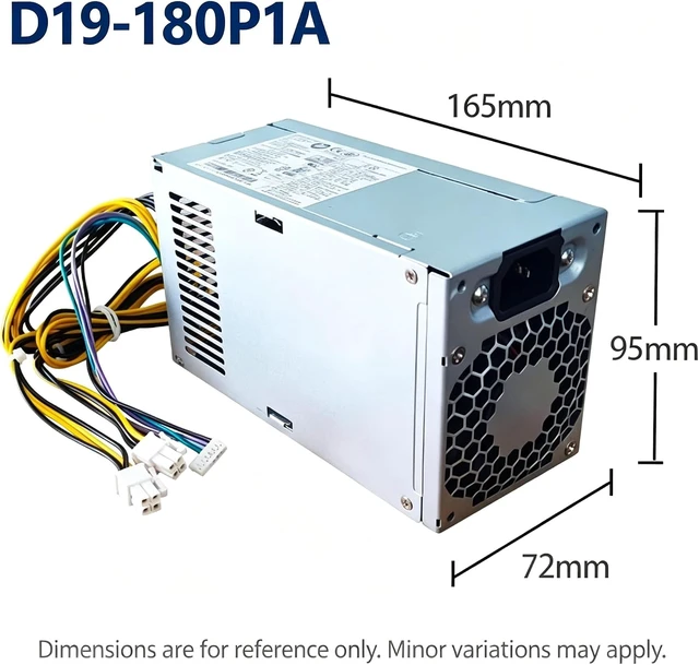 Alt view image 3 of 6 - Original New PSU for H P 280 Pro G3 MT 180W Power Supply L70042-002 D19-180P1A L70042-004 PCK017