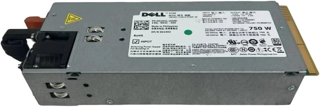 Alt view image 3 of 6 - 04T22V 7001531-J100 750W Hot Swap Power Supply for Dell PowerEdge R510 R715