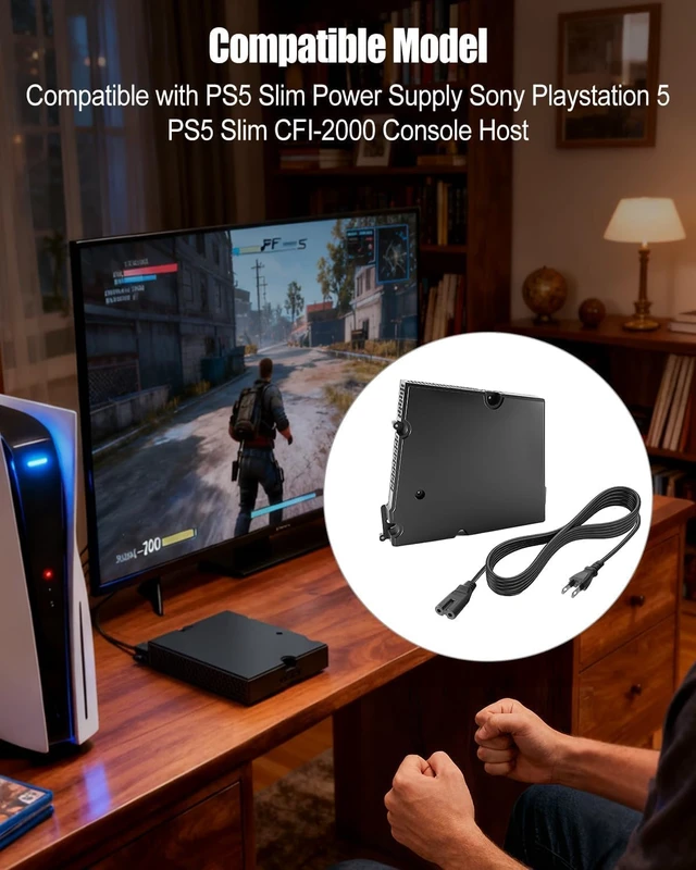 Alt view image 2 of 6 - Internal Power Supply Replacement Compatible with PS5 Slim Host