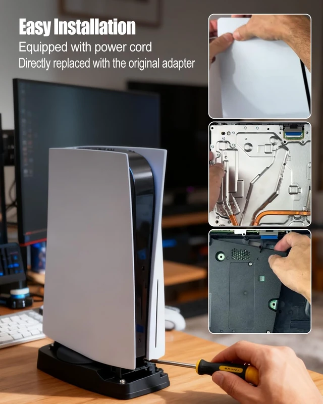 Alt view image 6 of 6 - Internal Power Supply Replacement Compatible with PS5 Slim Host
