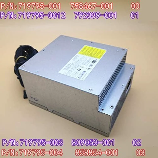 Alt view image 3 of 6 - PSU for Z440 700W Power Supply DPS-700AB-1 A 809053-001 719795-003 792339-001 758467-001 858854-001 719795-004