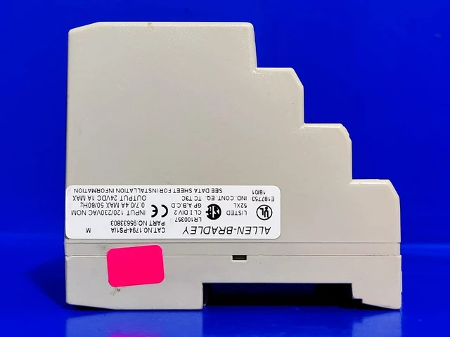 Alt view image 3 of 7 - A-B 1794-PS1 Flex I/O Power Supply, 120/230VAC, 24VDC @ 1A. for I/O Flex.1794PS1 1794-1794 PLC Master