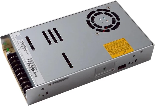 Alt view image 7 of 7 - LRS-600-48 48V 600W Single Output Switching Power Supply, 90-302VAC/255-370VDC Input, 12.5A, 1U Low Profile, 5G Vibration Resistant, Industrial Automation, UL/BS/IEC 62368-1 Certified