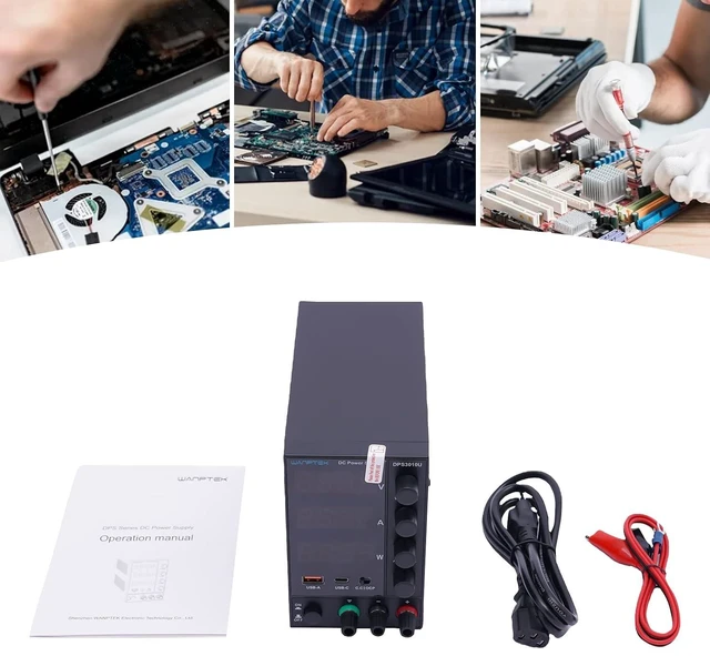 Alt view image 5 of 7 - DC Power Supply Variable Adjustable Switching Bench, Power Supply Precision Variable Digital Voltage 30/60V 5/10A (DPS3010U)