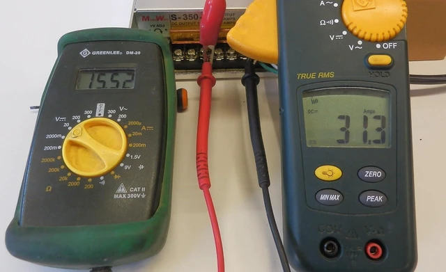 Alt view image 2 of 3 - MegaWatt S-350-12 30 Amp 9.5-15 Volts Adjustable Ham CB Radio Power Supply 13.8V 12V 33A Peak Not a Clone Real MegaWatt MW