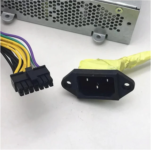 Alt view image 3 of 3 - Internal Desktop Power Supply Replacement 300W 24 Pin YM-5301G