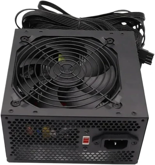 Main image of 800W Power Supply 80 Plus Certified ATX Desktop Computer PSU Compatible with Chia Mining and Gaming Systems 110V 220V