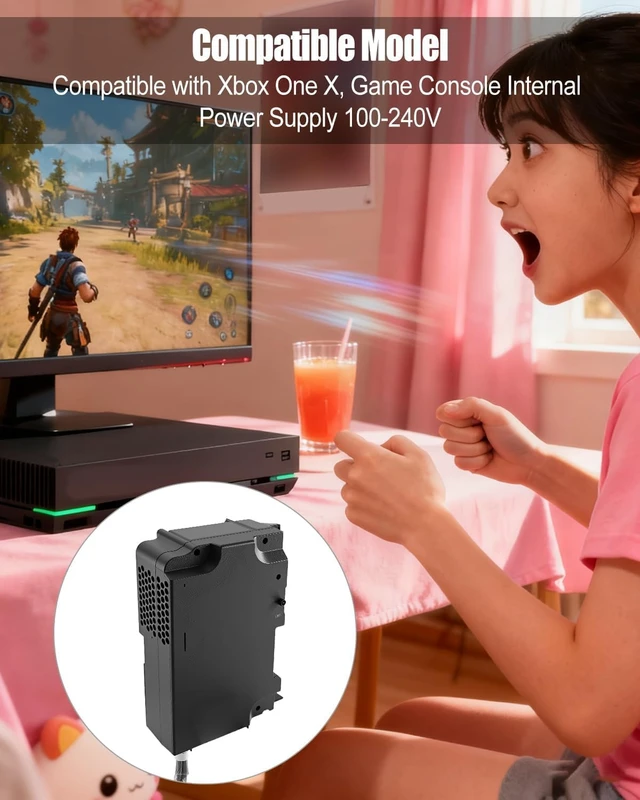 Alt view image 2 of 6 - Internal Power Supply Replacement Compatible with Xbox One X