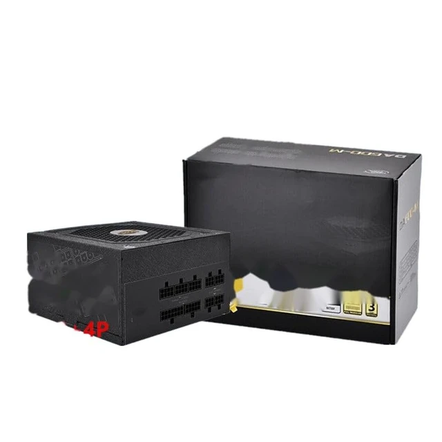 Alt view image 6 of 6 - PSU for ATX 2080Ti Full Module 80plus Bronze Desktop Computer Power Supply 600W Power Supply DA600-M